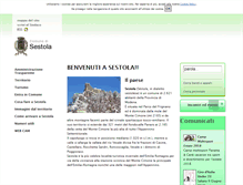 Tablet Screenshot of comune.sestola.mo.it